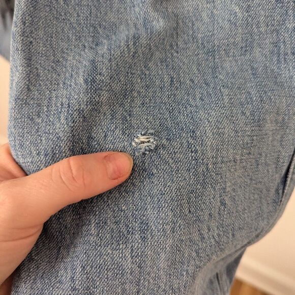 Pistola light wash April Showers Cassie super high rise straight leg jeans - Picture 6 of 8